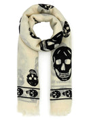 Alexander McQueen bestickte Wolle Foulard