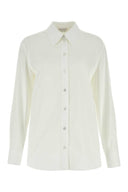 Alexander Mcqueen White Poplin Shirt
