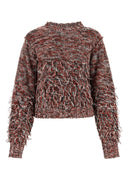 Durazzi Embroidered Cotton Blend Sweater