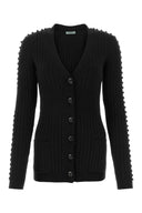 Durazzi Black Wool Cardigan