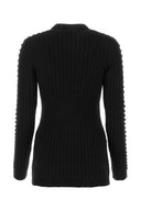 Durazzi Black Wool Cardigan