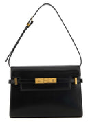 Cartera sobre Manhattan de cuero negro de Saint Laurent
