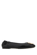 Tory Burch Black Leather Claire Ballerinas