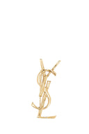 Saint Laurent Gold Metal Opyum Ysl Brooch