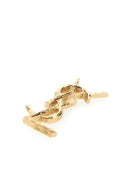 Saint Laurent Gold Metal Opyum Ysl Brooch
