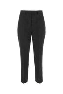 Prada Melange Graphit Wolle Hose