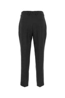 Prada Melange Graphit Wolle Hose