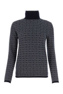Prada ricamato in lana maglione