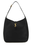 Saint Laurent Black Leather Large Le 5 ã  7 Shoulder Bag