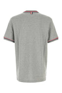 Thom Browne Melange Grey Cotton T Shirt