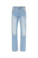 Versace bedruckte Jeans -Jeans