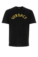 Versace Black Cotton T Shirt