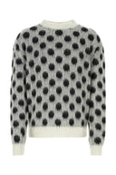 Marni Embroidered Acetate Blend Sweater