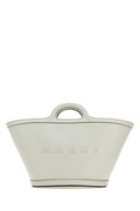 MARNI WHITE Cuir Small Tropicalia Handsbag