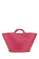 Marni Dark Pink Leather Small Tropicalia Handbag