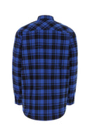 Off White Printed Cotton Shirt