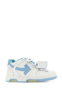 Off White White Leather Out Of Office Sneakers
