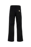 Carhartt Wip Black Cotton Single Knee Pant