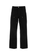 Carhartt WIP黑色牛仔布双膝裤
