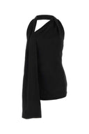 Loewe Black Satin Mini Dress