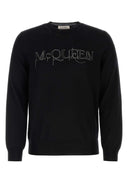 Alexander Mcqueen Black Wool Sweater