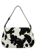 Amina Muaddi Printed Calf Hair Ami Shoulder Bag
