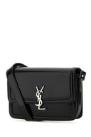 Bolso bandolera mediano Solferino de cuero negro de Saint Laurent