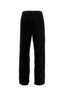 Saint Laurent Black Stretch Chenille Joggers