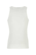 Tom Ford White Cotton And Modal Tank Top