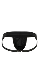 Tom Ford Black Stretch Cotton Jockstrap
