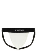 Tom Ford White Stretch Cotton Jockstrap