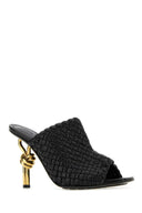Bottega Veneta Black in pelle Muli