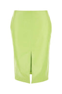 Bottega Veneta Fluo Yellow Shearling Gonna