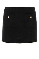 Miu Miu Black Boucle Mini Skirt