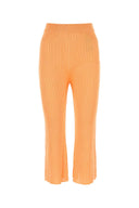 Jil Sander Peach Viscose Cropped Cut Pant