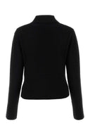 Jil Sander schwarzer Wolle Mischpullover