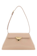 Borsa a tracolla in pelle rosa in polvere Prada