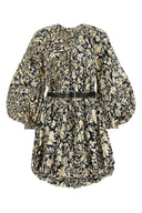 Jil Schleifer gedrucktes Nylon Mini -Kleid