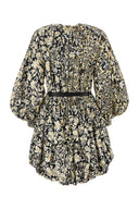Jil Schleifer gedrucktes Nylon Mini -Kleid