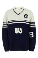 Gales Bonner Bicolor Wool Sweater de gran tamaño