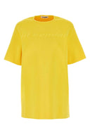 Jil Sander Yellow Viscose Blend T Shirt