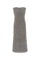 Jil Sander Multicolor Polyester Mischkleid