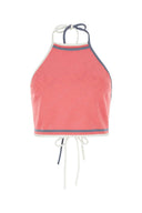 Fendi Viscose rosa scuro Viscosio Crop Top