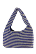 Kara Zwei -Ton -Strass -Mini -Handtasche
