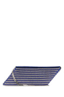 Kara Zwei -Ton -Strasssteine ​​Clutch