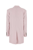 Blazer oversize di lana rosa chiaro ami