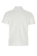 Ami White Piquet Polo Shirt