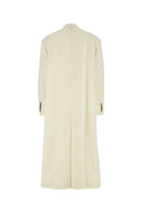 Ami Ivory Wool Miscela oversize cappotto