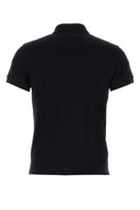Ami Black Piquet Polo Shirt