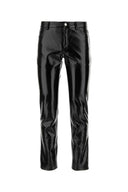 Courreges Pant di vinile nero
